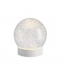 Lampe boule décorative 13 cm à paillettes