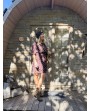 Robe courte choco à pois