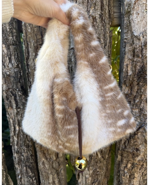 Sac à main biche beige