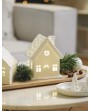 Photophore maison en porcelaine