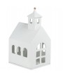 Eglise photophore porcelaine