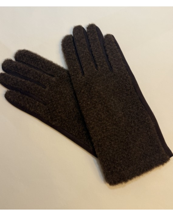 Gants marron
