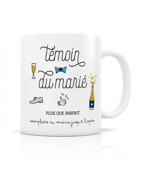 Mug "Témoin du marié"